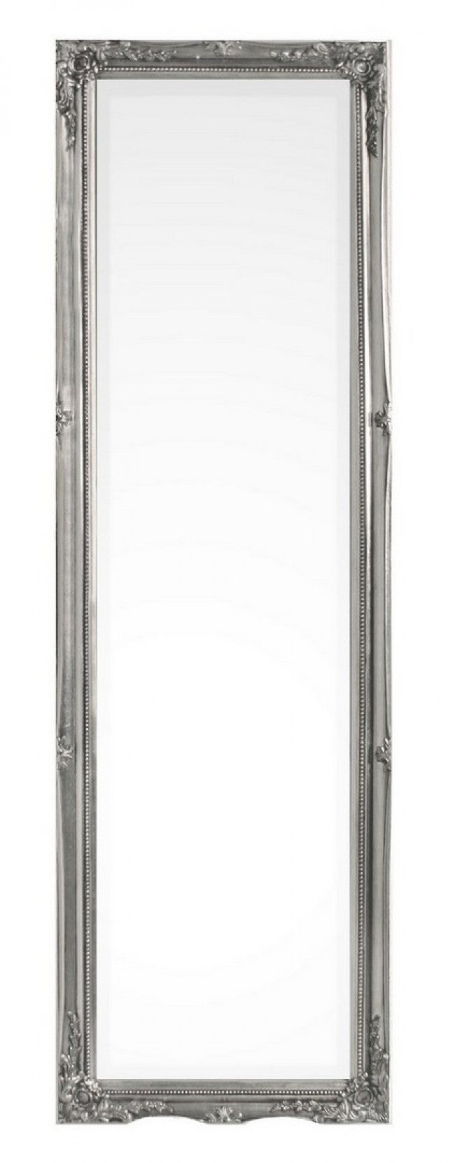 Specchio Miro con Cornice Argento 36x126 in Legno