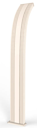 Doccia Solare da Giardino 40L Miscelatore Nebulizzatore e Lavapiedi Arkema Dada Fascia Inox Champagne Bronze