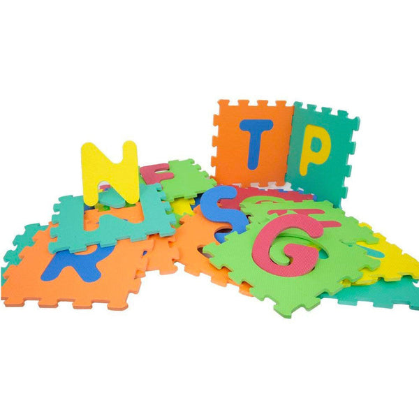 online Puzzlematte 10 Teile 29,5x29,5 cm in EVA Buchstaben des Alphabets