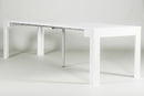 Consolle Allungabile in Legno H76,5x47x90/297cm 5 Allunghe Itamoby Magix Bianco Lucido Classica