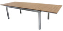 Tavolo da Giardino Allungabile 190/240/290x100x74 cm in Alluminio Vorghini Adermatt