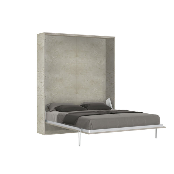 Letto Matrimoniale a Scomparsa Salvaspazio Kentaro H210,5 Cashmere Grigio online