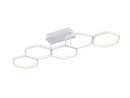 Plafoniera da Interno a LED in Metallo Bianco Opaco