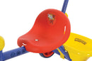 Triciclo a Pedali Primi Passi per Bambini con Maniglione Genitoriale Rimovibile e Vano Contenitore Marvel Spidey Blu  
