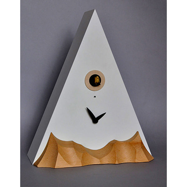 sconto Wand- und Stand-Kuckucksuhr 27X32X12Cm Pirondini Italia Cervino Weiß