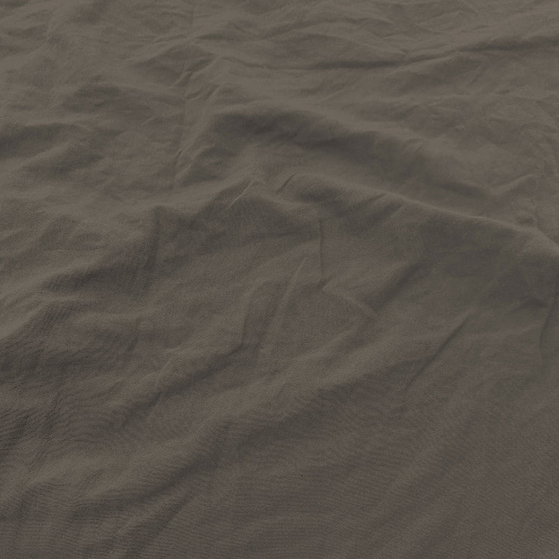 Copripiumino con Sacco e Federe Linea Water Washed Nocciola