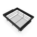 Kit Cestello in Filo Metallico e Telaio 600 mm in Alluminio e Plastica Emuca 