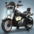 Moto Elettrica per Bambini Cruiser Acceleratore a Manubrio 12V 7Ah Arancione         