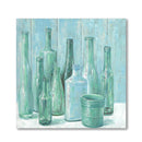 Quadro con 2 Bottiglie Dim 100x100 cm