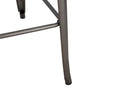 Tavolo Bar Detroit Quadrato 60x60x105 cm in Ferro e ELM Legno
