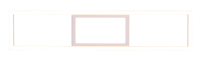 Plafoniera da Interno a LED in Metallo Bianco Opaco