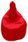 Avalli Sitzsack aus rotem Nylon-Puff