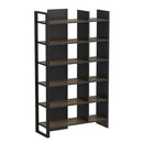 Libreria 94x160 cm Leno antracite ripiani noce 