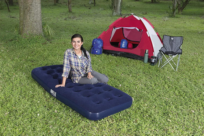 Materasso Gonfiabile Floccato Singolo 185x76x22 cm Bestway Pavillo 67000