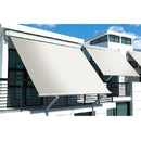 Tenda da Sole Avvolgibile Manuale 150x250 cm in Alluminio e Poliestere Beverly Beige