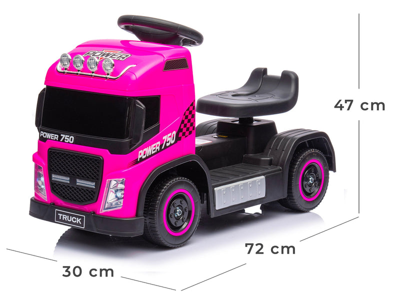 Camion Elettrico per Bambini 6V Small Truck Rosa