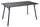 Klappbarer Gartentisch 140 x 80 x 74 cm in Anthrazit Rovigo Iron