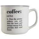 Tazza "coffee" double faces Ø9,2x8,7 cm in New Bone China VdE Tivoli 1996 Bianco