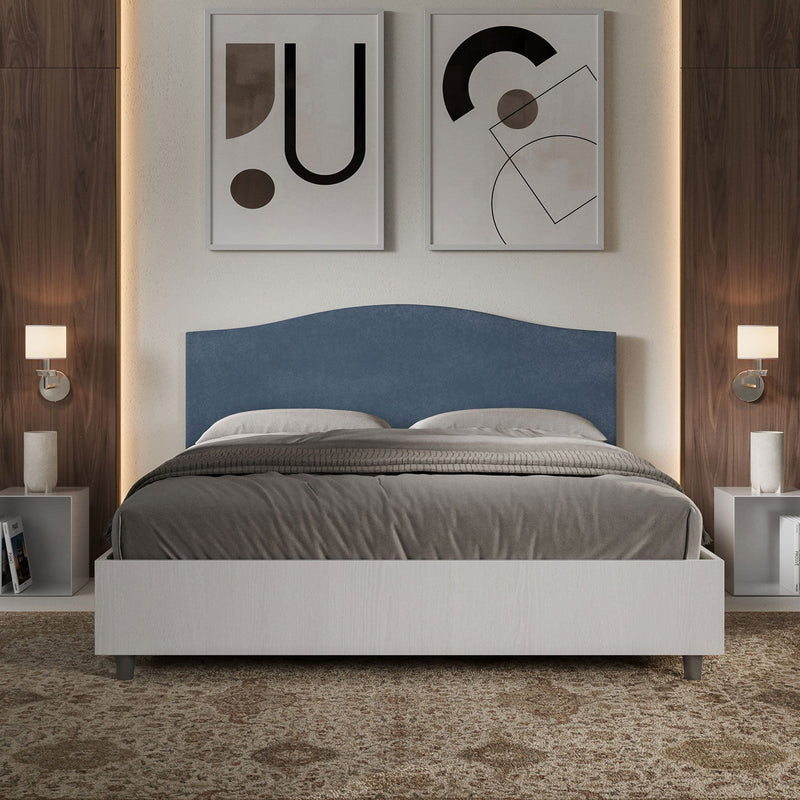 Letto Matrimoniale Grace Blu Varie Misure