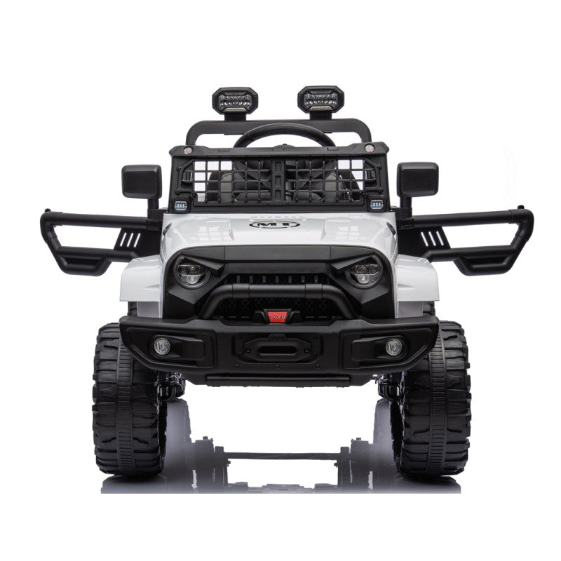 Macchina Elettrica per Bambini 12V Baby Fuoristrada Bianca