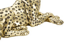 Statua Leopardo Points Sdraiato 27,3x10,3x13,9 cm in Poliresina