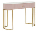 Console Montpellier Rosa 100x40x75 cm in Ferro Legno 