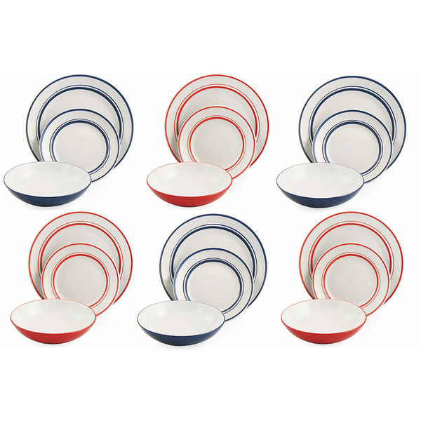 online Villa d'Este Bagno 61 Tafelservice aus Steinzeug 18-tlg