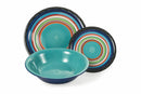 Servizio Piatti 18 Pezzi in Stoneware Villa d'Este Home Tivoli Cancun Multicolor