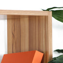 Libreria 12 Ripiani 124x160x24 cm in Legno Melaminico Naturale