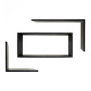 Mensole Decorative 3 pz Rettangolare da Parete Portaoggetti in Legno Nero