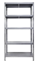 Scaffale in Metallo 5 Ripiani 120x40x195 cm Maciste Zincato