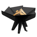 Braciere da Esterno a Legna in Acciaio 66x57,2x41,9 cm Flig Austin Hex Nero