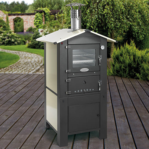 Outdoor-Holzofen aus Stahl Fontana Forni Forno Italia  prezzo