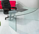 Scrivania in Vetro Itamoby King Trasparente 