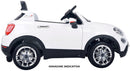 Macchina Elettrica per Bambini 12V con Licenza Fiat 500X Anniversary Rossa
