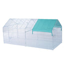 Recinto per Roditori da Esterno in Metallo 220x103x103 cm 
