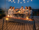 Cuoci Arrosticini a Carbone 150 cm Lisa Luxury Miami 1500
