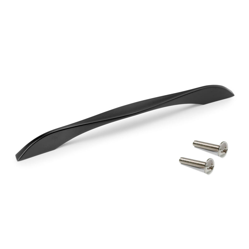 Set 20 Maniglie per Mobili 224 mm in Zama Emuca Varna Nero