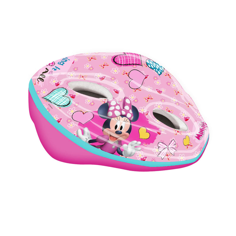 Casco per Bambina Misura 52-56 cm con Fori di Aerazione con Licenza Disney Minnie