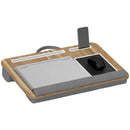 Supporto per PC Portatile Laptop da 15.6"" Slot per Tablet e Smartphone e Tappetino Mouse Rovere   