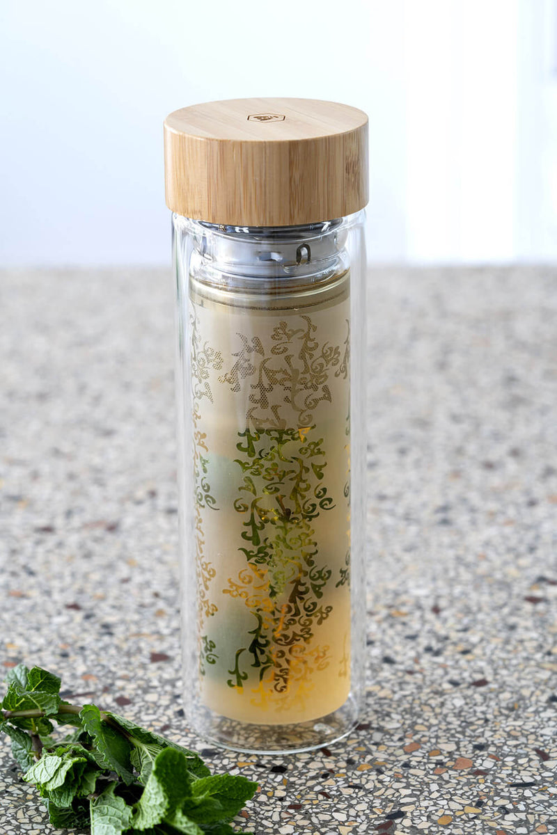 Infusore Erbe per Tisane 450 ml in Vetro