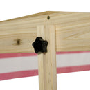 Sabbiera da Esterno per Bambini 118x118x118 cm in Legno Color Legno