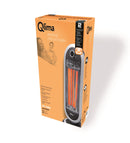 Stufa Alogena 900W 3 Elementi Qlima EIH 2009 Oscillante Nero