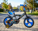 Bicicletta per Bambino 12"" 1 Freno Batman Nera