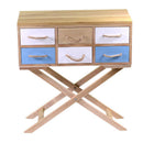 Cassettiera 6 Cassetti 67x30xh30/72 cm in Legno 