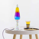 Lampada Lava Lamp 40cm Fantasia Bubbles Magma Multicolore