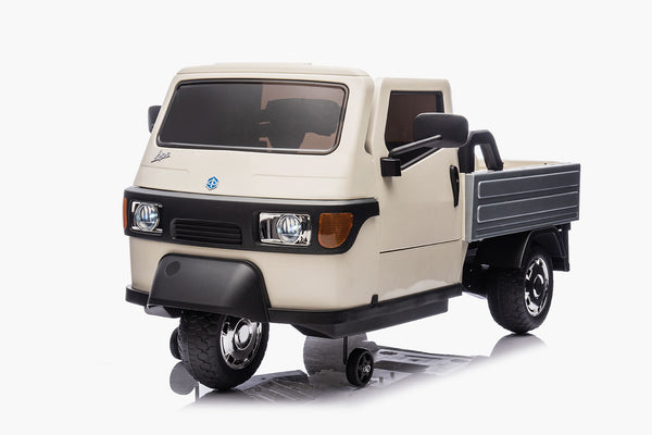 sconto Macchina Elettrica per Bambini Licenza Piaggio Apecar 12V Bianco