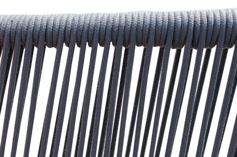 Divano Letto Cancun 139x160x70 h cm in Alluminio Antracite