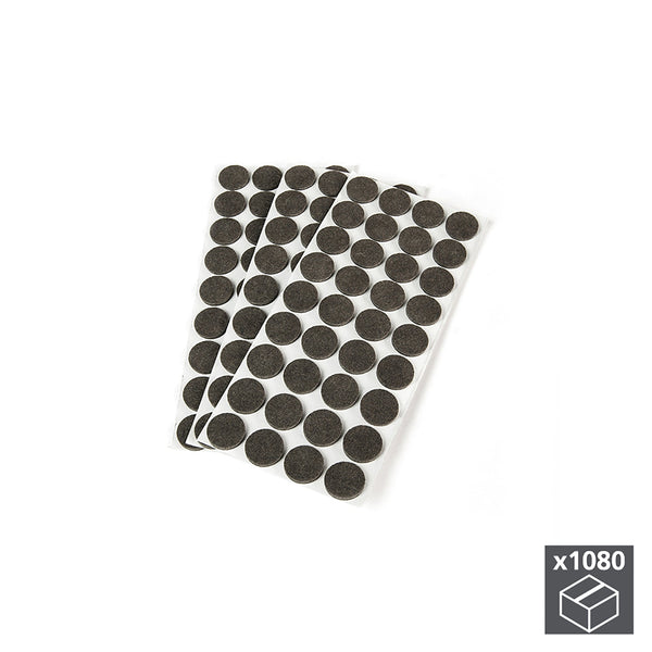 acquista Emuca 24 mm runde selbstklebende Filzgleiter für Möbel 1.080 Stück