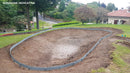 Telo in PVC Rinforzato Effetto Ghiaino 6x5m per Laghetti Naturale